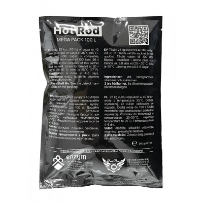 Турбо дріжджі Hot Rod Mega Pack на 100 л (360 г)