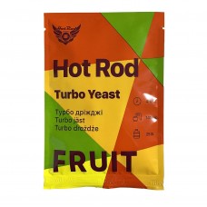 Спиртовые турбо дрожжи Hot Rod Fruit на 25 л (60 г) для фруктовых браг