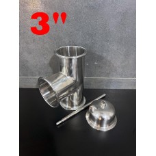 3" Екстрактор Сокслета + трійник