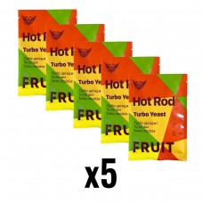 Спиртовые турбо дрожжиі Hot Rod Fruit на 25 л (5 шт) опт